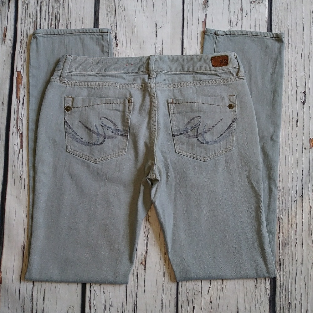 X2 Denim Ultra Low Rise Skinny W01 Jeans Size 6 - Picture 6 of 8